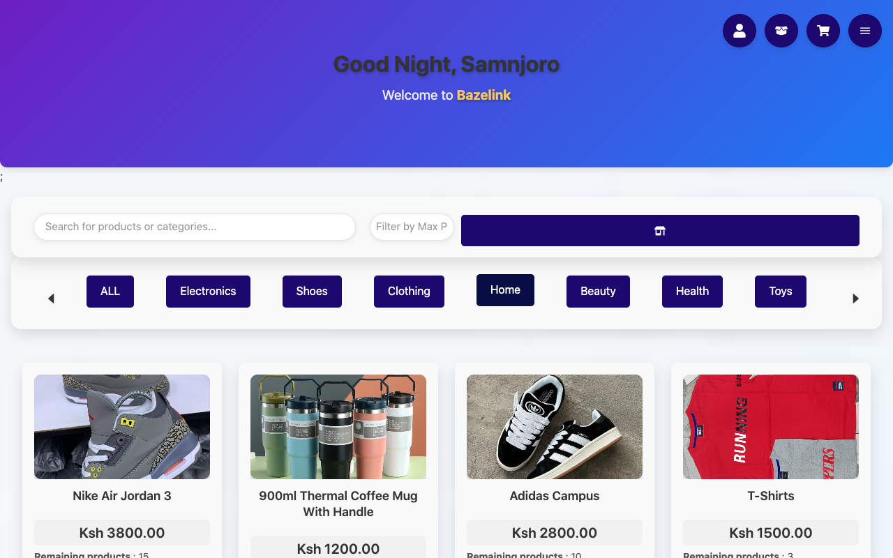 Bazelink E-commerce
